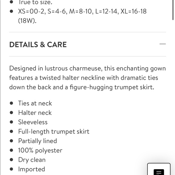 Imogen Twist Halter Charmeuse Trumpet Gown midnight - Picture 4 of 5